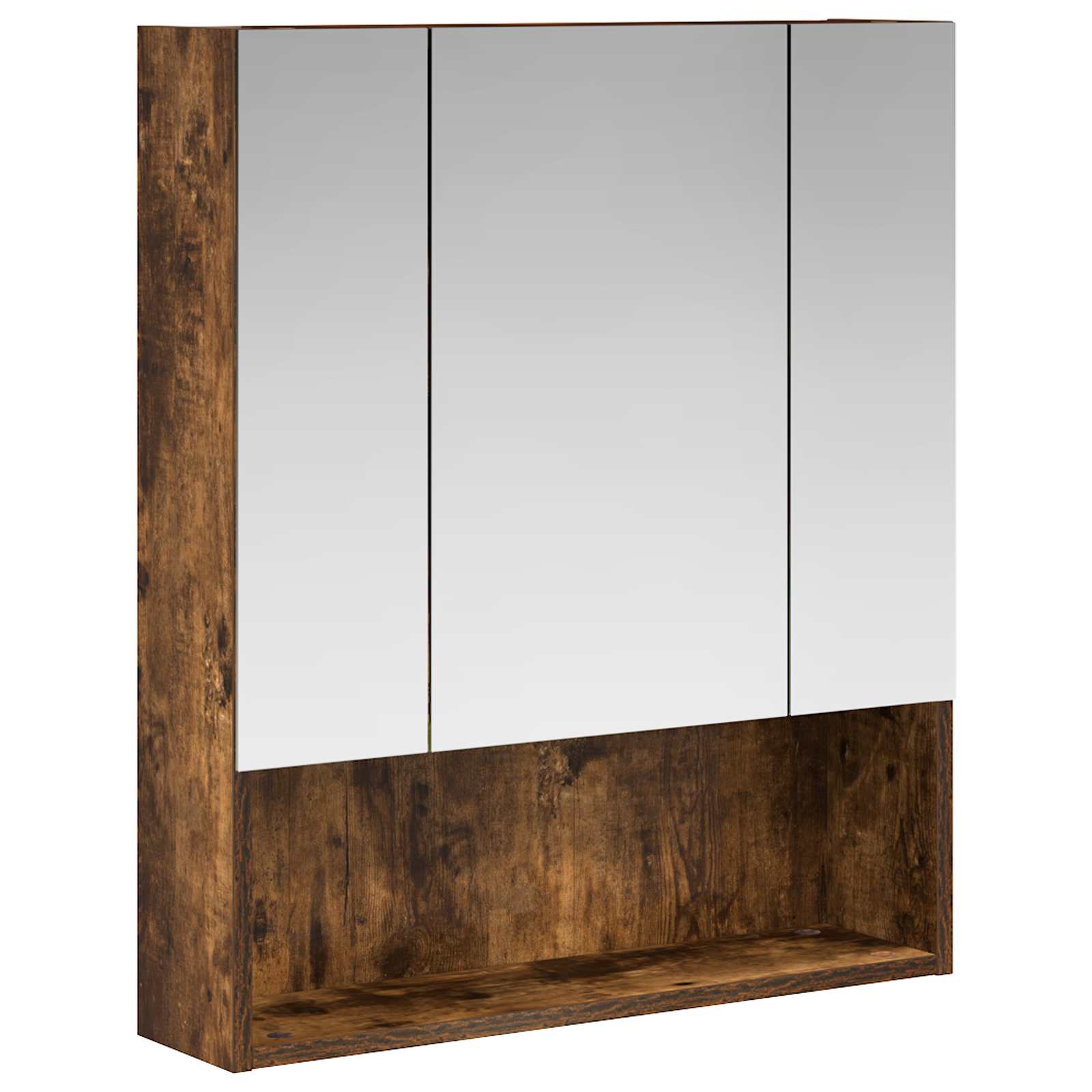 Badkamer spiegelkast met plank Gerookt eiken 60 x 14.5 x 70 cm