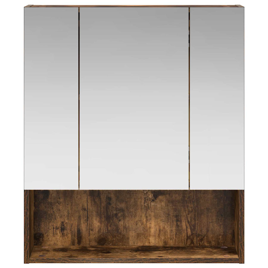 Badkamer spiegelkast Gerookt eiken 60 x 14.5 x 70 cm