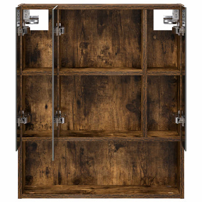 Badkamer spiegelkast met plank Gerookt eiken 60 x 14.5 x 70 cm