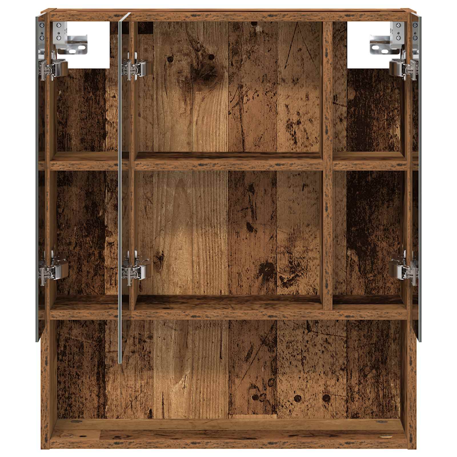 Badkamer spiegelkast Oudhout 60 x 14.5 x 70 cm Bewerkt hout