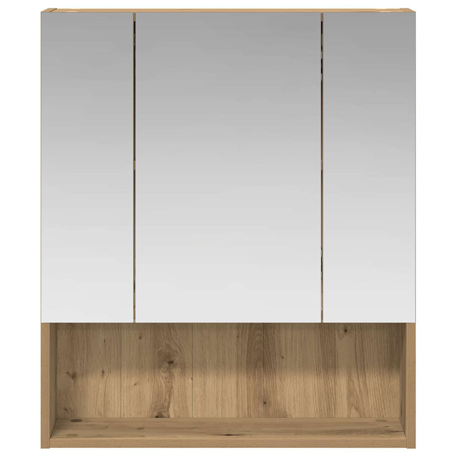 Badkamer spiegelkast Ambachtelijk eiken 60 x 14.5 x 70 cm