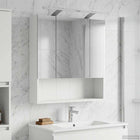 Bathroom Mirror Cabinet White 60 x 14.5 x 70 cm Engineered Wood
