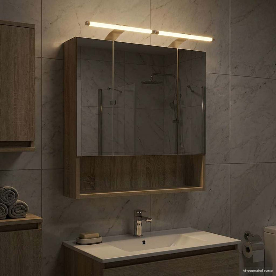 Badkamer spiegelkast met plank Sonoma Eiken 60 x 14.5 x 70 cm