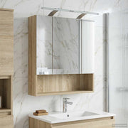 Badkamer spiegelkast 60x14.5x70 cm Sonoma eiken