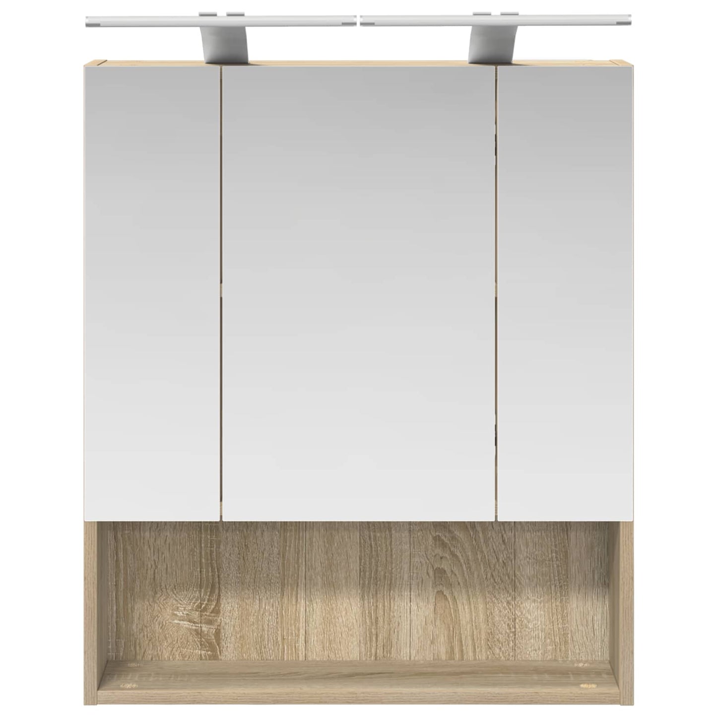Badkamer spiegelkast met plank Sonoma Eiken 60 x 14.5 x 70 cm