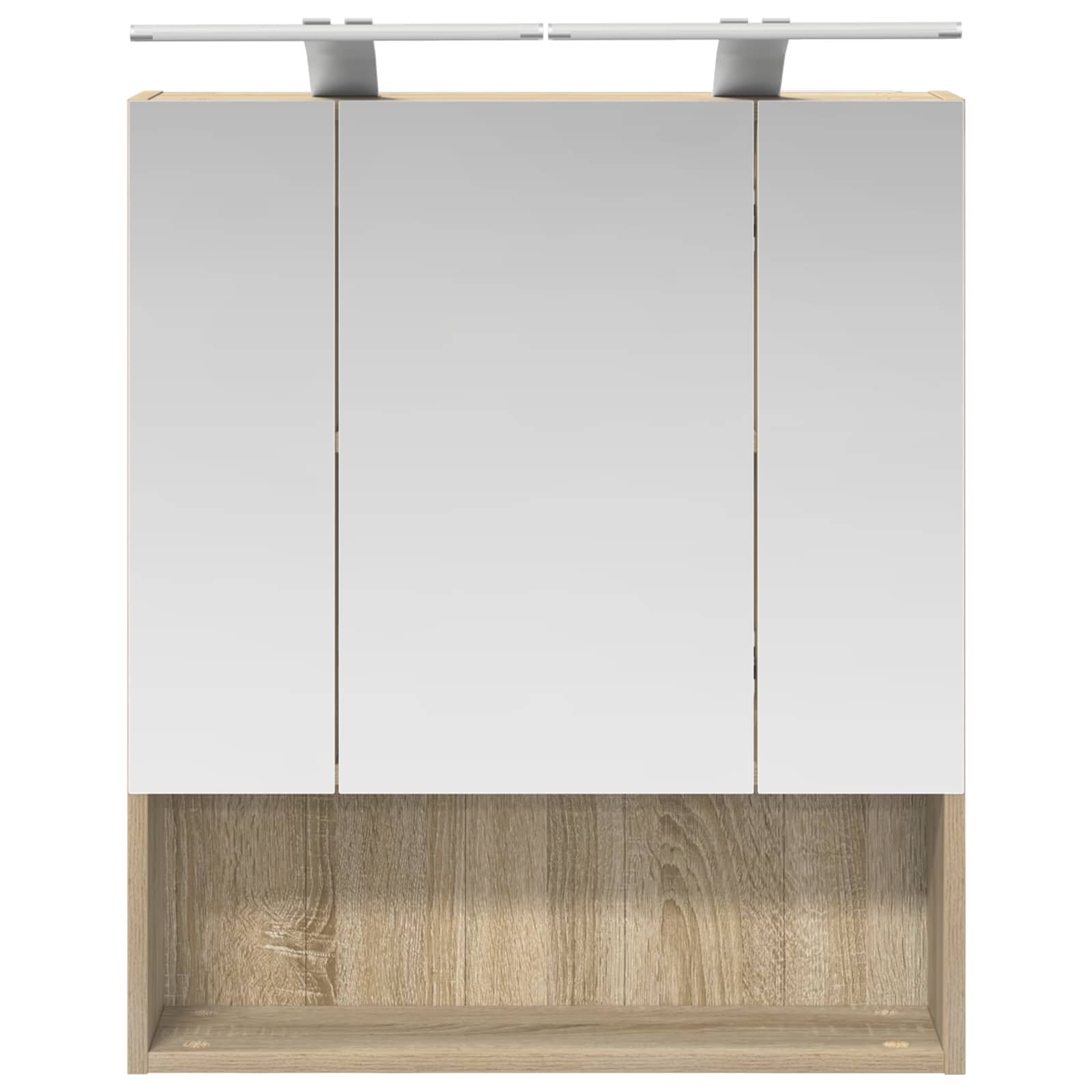 Badkamer spiegelkast met plank Sonoma Eiken 60 x 14.5 x 70 cm