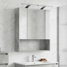 Badkamer spiegelkast Beton Grijs 60 x 14.5 x 70 cm Bewerkt hout