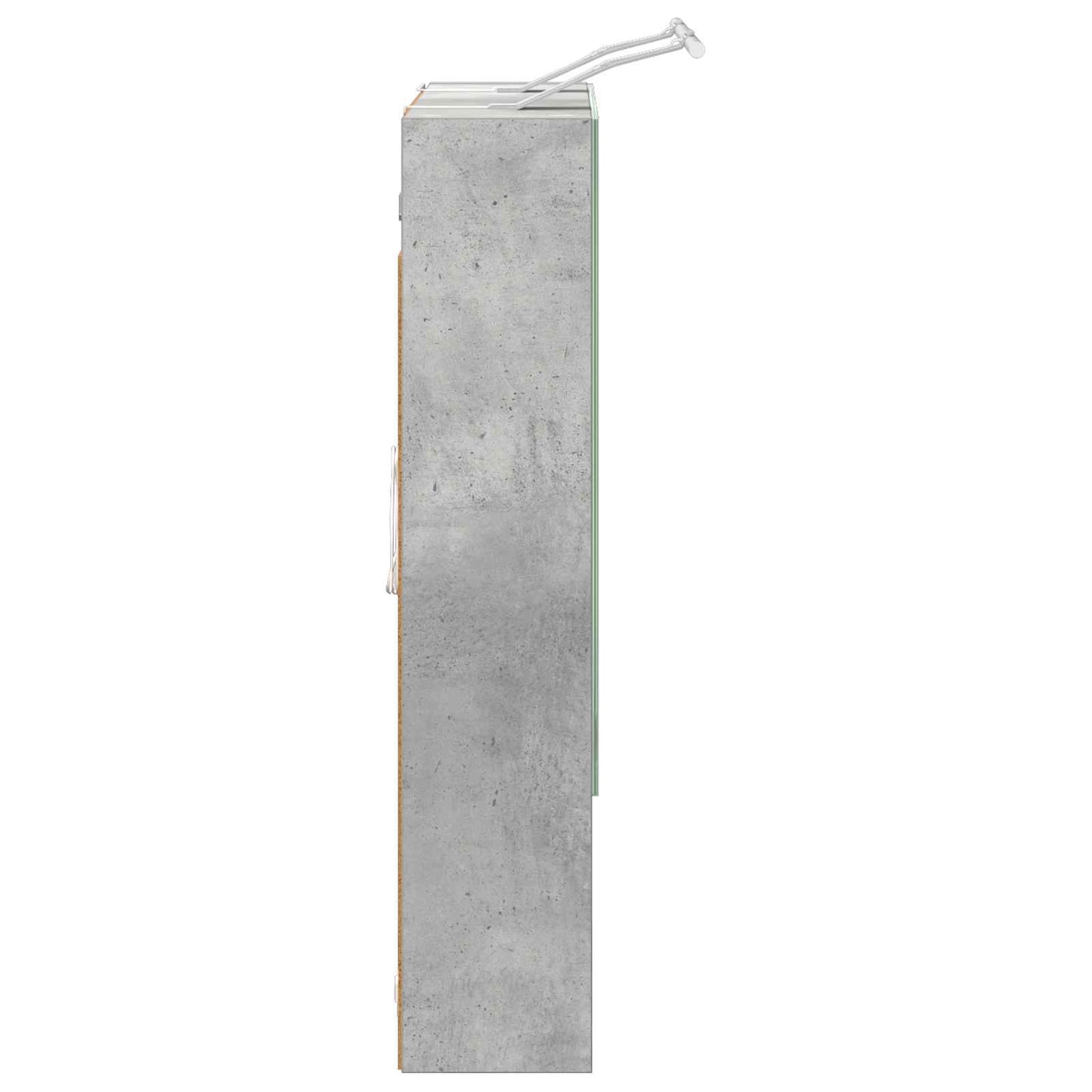 Badkamer spiegelkast Beton Grijs 60 x 14.5 x 70 cm Bewerkt hout