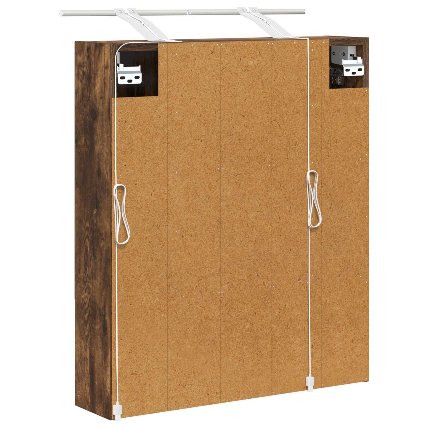 Badkamer spiegelkast met plank Gerookt eiken 60 x 14.5 x 70 cm