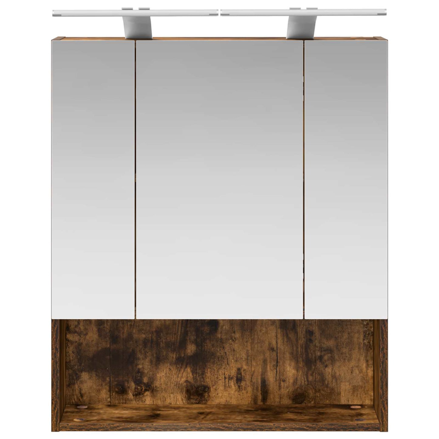 Badkamer spiegelkast met plank Gerookt eiken 60 x 14.5 x 70 cm