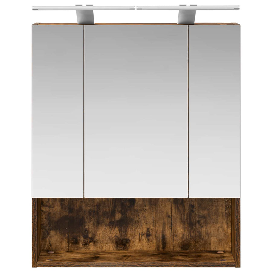 Badkamer spiegelkast Gerookt eiken 60 x 14.5 x 70 cm