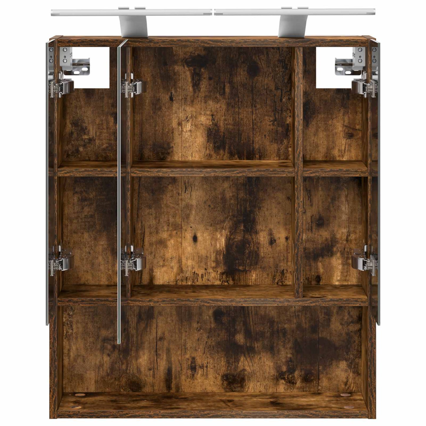 Badkamer spiegelkast met plank Gerookt eiken 60 x 14.5 x 70 cm