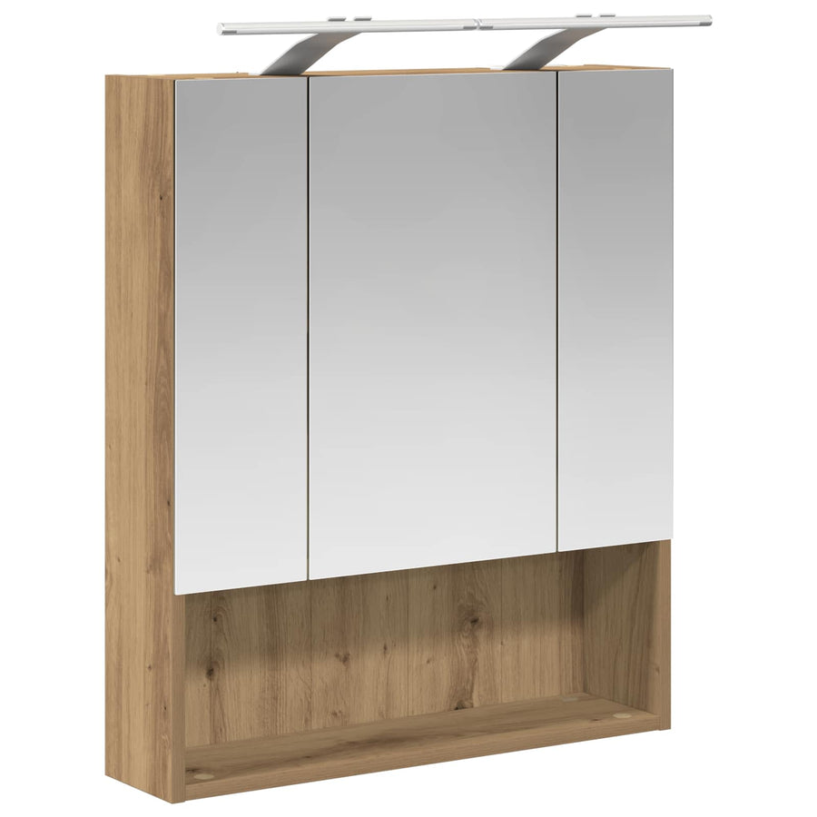 Badkamer spiegelkast Ambachtelijk eiken 60 x 14.5 x 70 cm