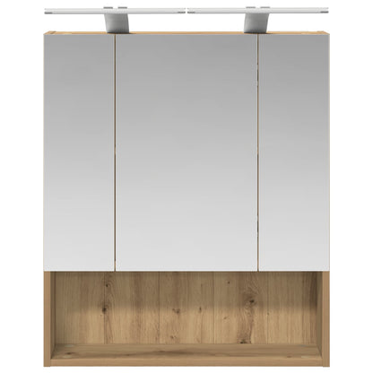 Badkamer spiegelkast Ambachtelijk eiken 60 x 14.5 x 70 cm