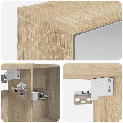 Badkamer spiegelkast met plank Sonoma Eiken 50 x 14,5 x 70 cm