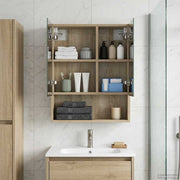 Badkamer spiegelkast 50x14.5x70 cm Sonoma eiken