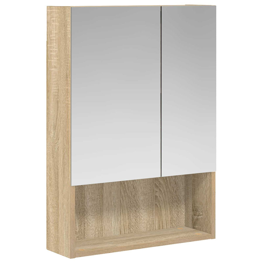Badkamer spiegelkast met plank Sonoma Eiken 50 x 14,5 x 70 cm