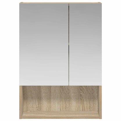 Badkamer spiegelkast met plank Sonoma Eiken 50 x 14,5 x 70 cm