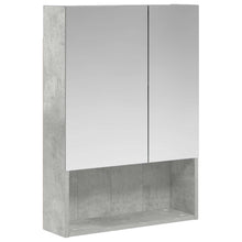 Badkamer spiegelkast Beton Grijs 50 x 14,5 x 70 cm Bewerkt hout