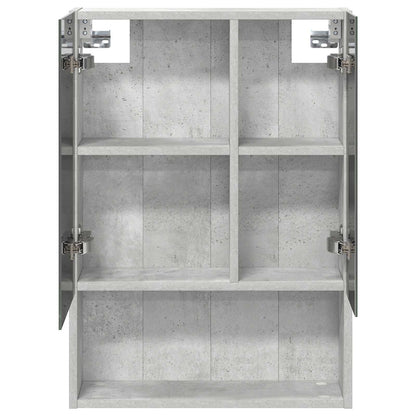 Badkamer spiegelkast Beton Grijs 50 x 14,5 x 70 cm Bewerkt hout