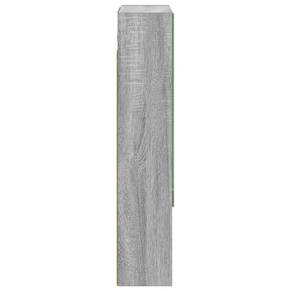 Badkamer spiegelkast met plank Grijs Sonoma 50 x 14,5 x 70 cm