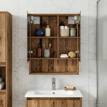 Badkamer spiegelkast Oudhout 50 x 14,5 x 70 cm Bewerkt hout