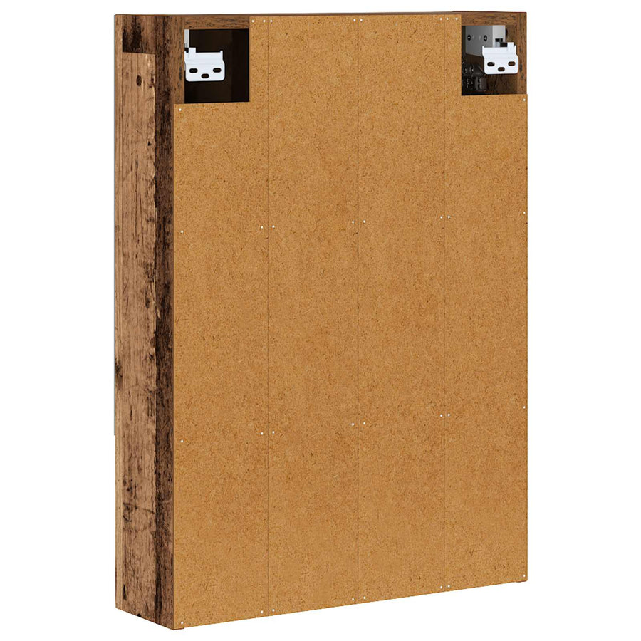 Badkamer spiegelkast Oudhout 50 x 14,5 x 70 cm Bewerkt hout