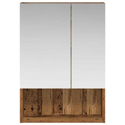 Badkamer spiegelkast Oudhout 50 x 14,5 x 70 cm Bewerkt hout