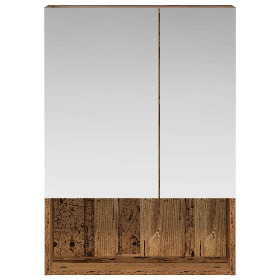 Badkamer spiegelkast Oudhout 50 x 14,5 x 70 cm Bewerkt hout