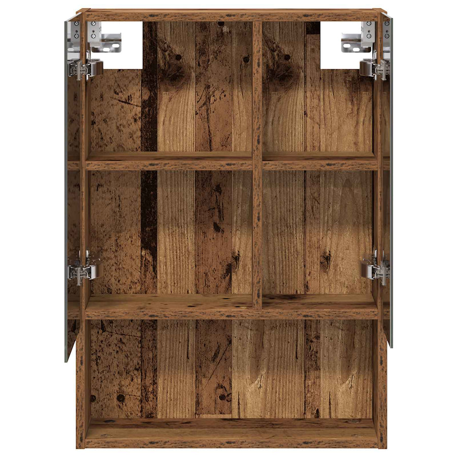 Badkamer spiegelkast Oudhout 50 x 14,5 x 70 cm Bewerkt hout