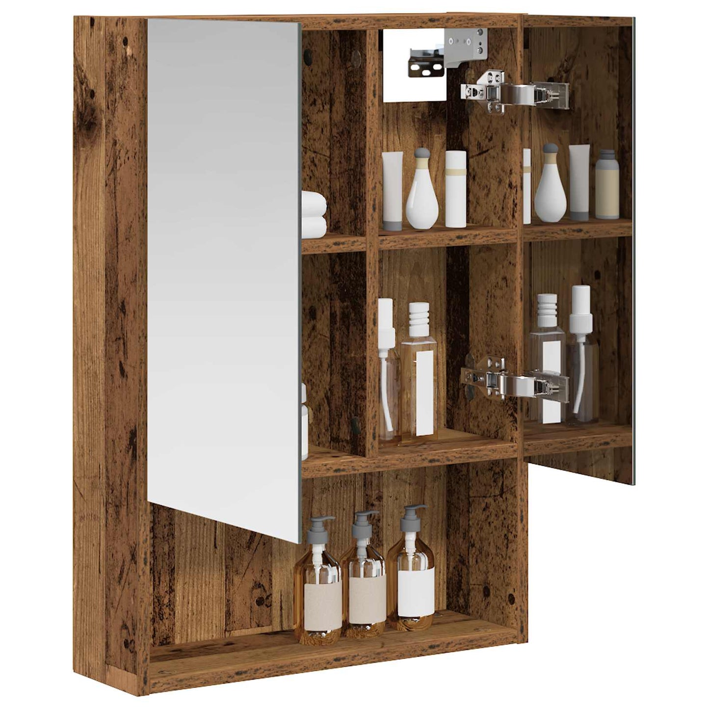Badkamer spiegelkast Oudhout 50 x 14,5 x 70 cm Bewerkt hout
