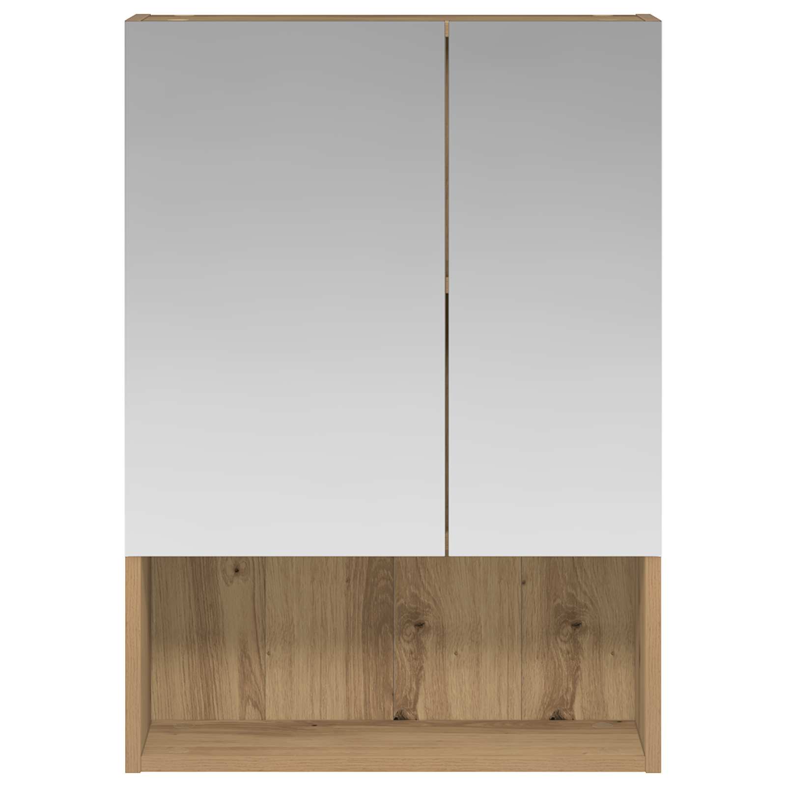 Badkamer spiegelkast Ambachtelijk eiken 50 x 14,5 x 70 cm