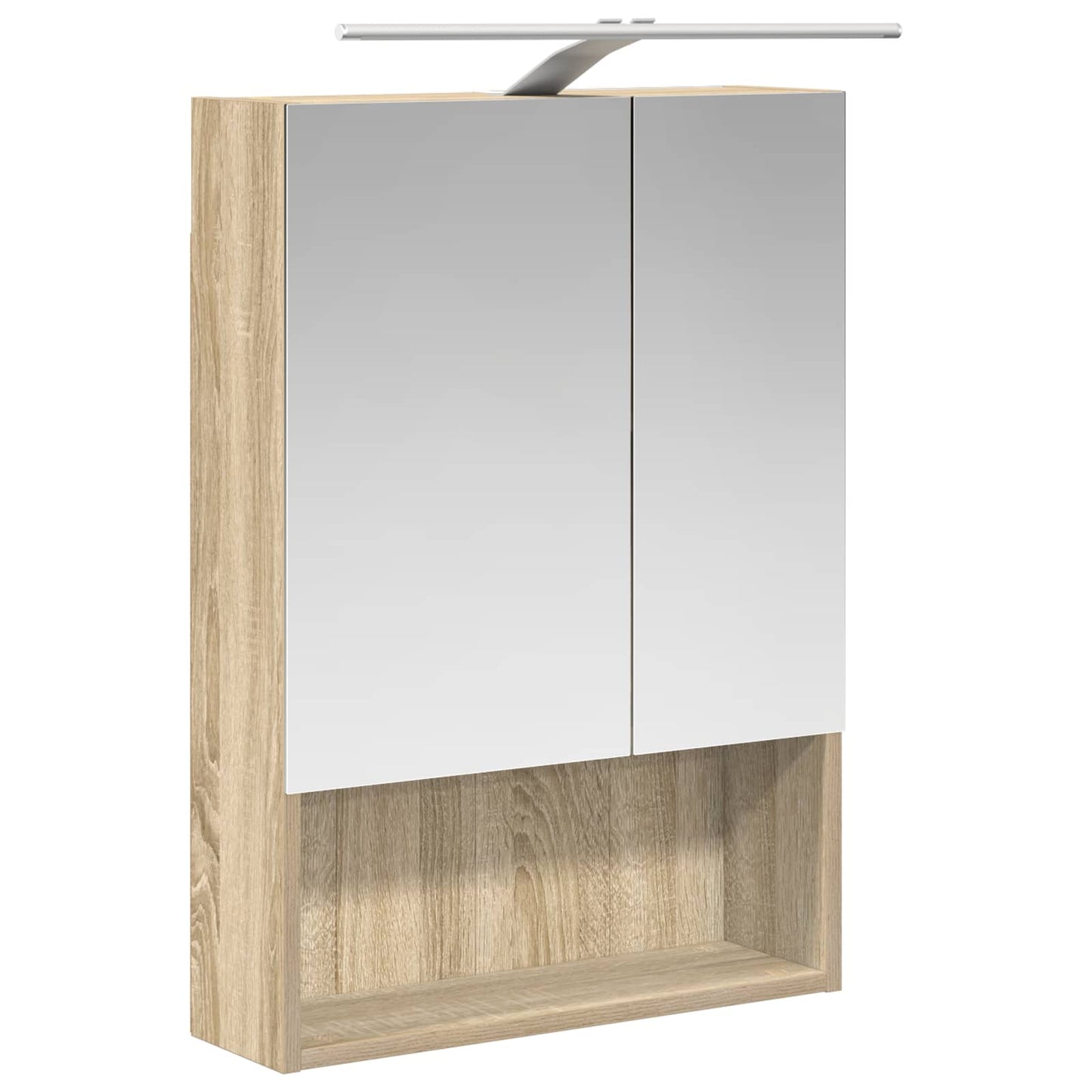 Badkamer spiegelkast met plank Sonoma Eiken 50 x 14,5 x 70 cm