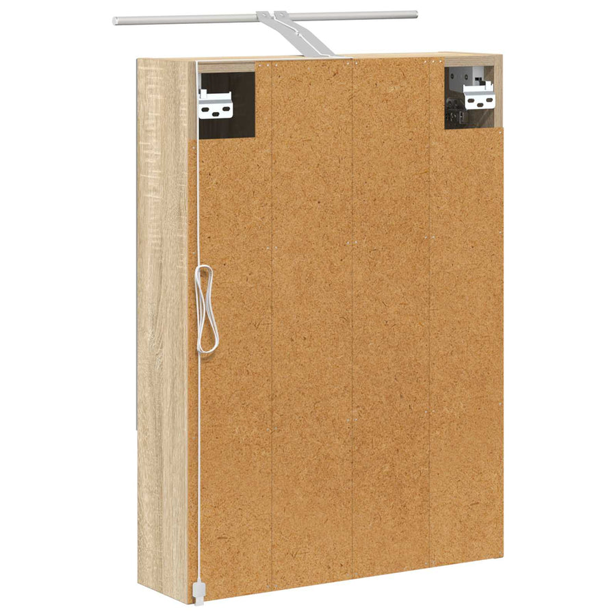 Badkamer spiegelkast met plank Sonoma Eiken 50 x 14,5 x 70 cm