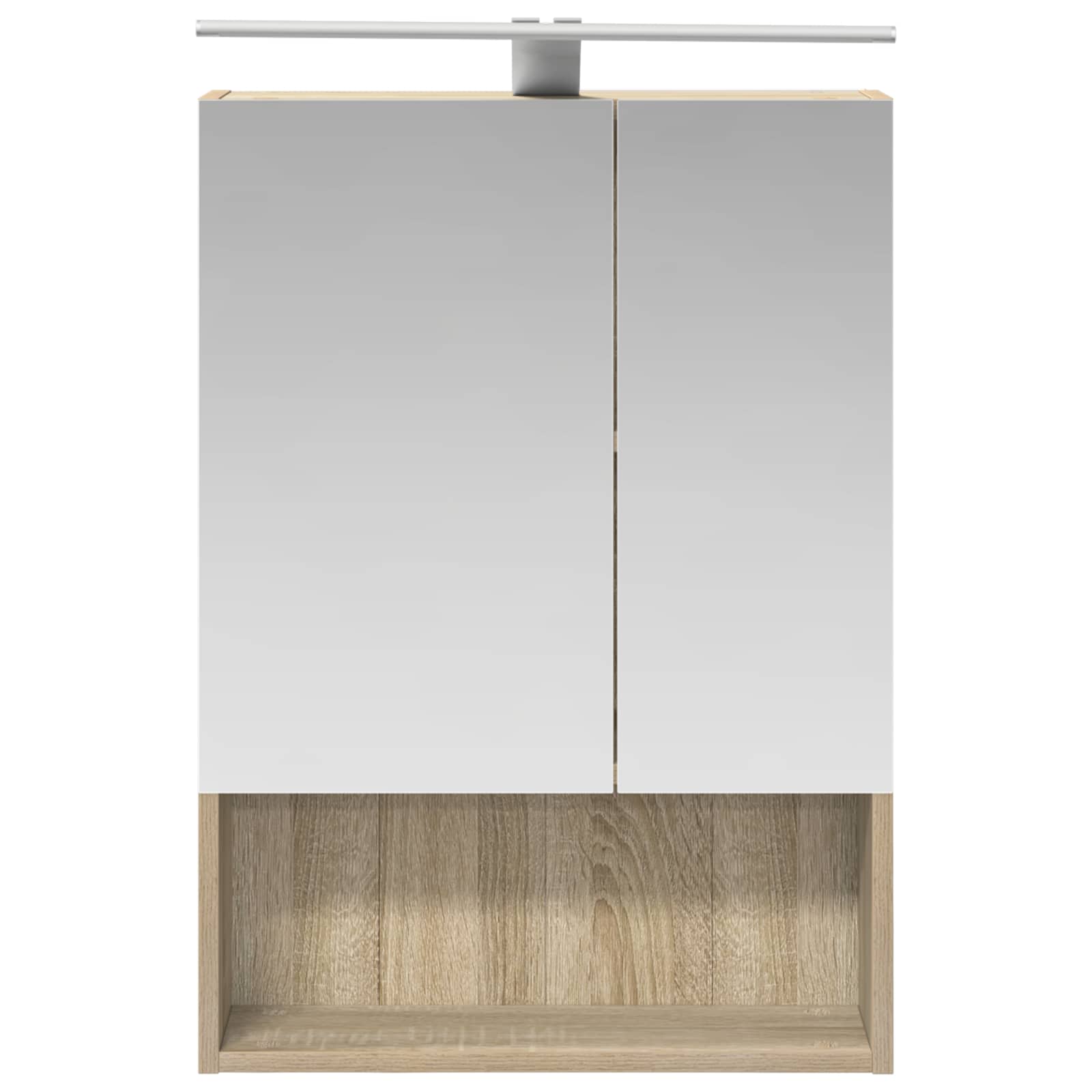 Badkamer spiegelkast met plank Sonoma Eiken 50 x 14,5 x 70 cm