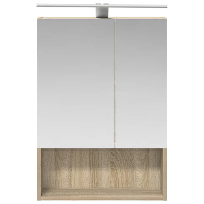 Badkamer spiegelkast met plank Sonoma Eiken 50 x 14,5 x 70 cm
