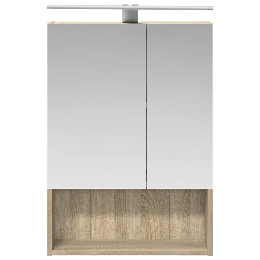 Badkamer spiegelkast met plank Sonoma Eiken 50 x 14,5 x 70 cm