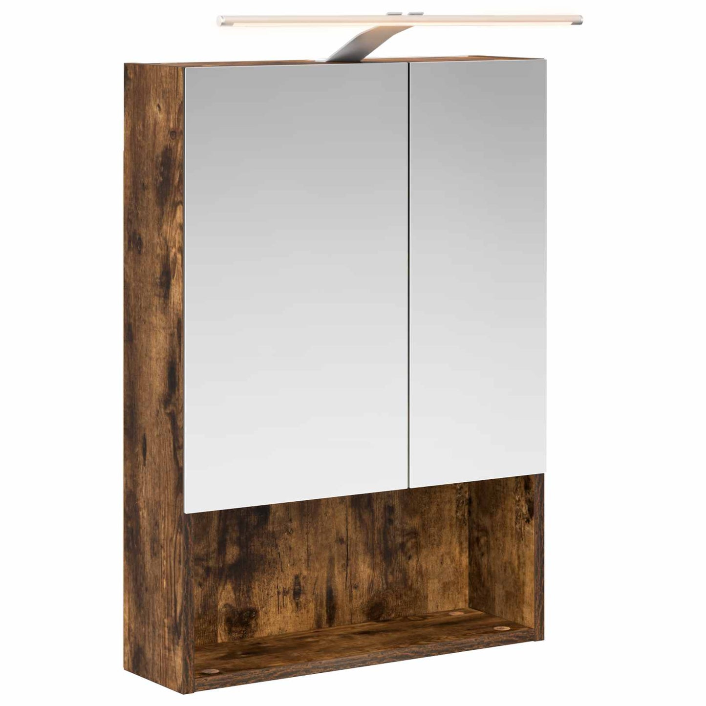 Badkamer spiegelkast met plank Gerookt eiken 50 x 14,5 x 70 cm
