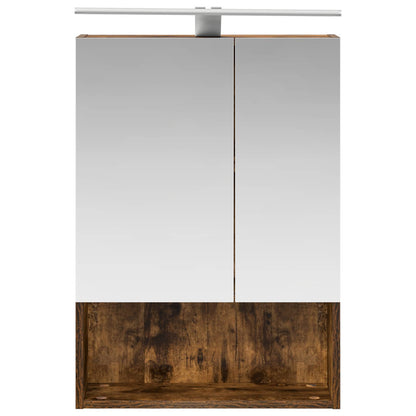 Badkamer spiegelkast met plank Gerookt eiken 50 x 14,5 x 70 cm