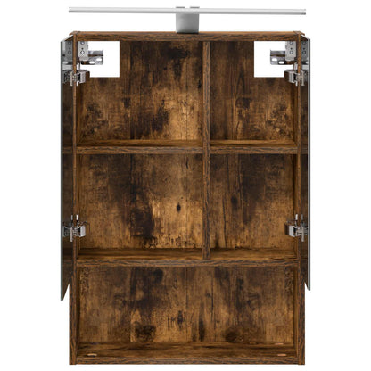 Badkamer spiegelkast met plank Gerookt eiken 50 x 14,5 x 70 cm