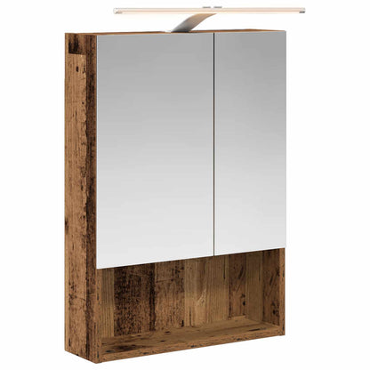 Badkamer spiegelkast Oudhout 50 x 14,5 x 70 cm Bewerkt hout