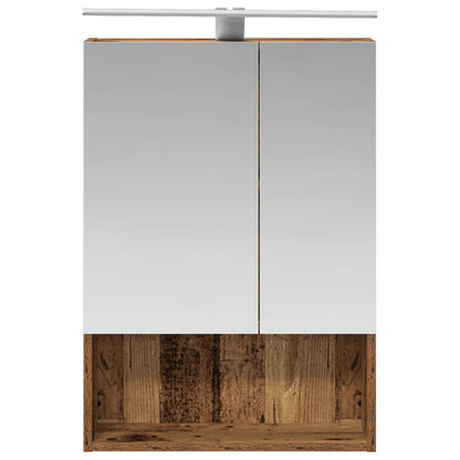 Badkamer spiegelkast Oudhout 50 x 14,5 x 70 cm Bewerkt hout