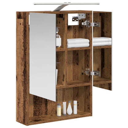 Badkamer spiegelkast Oudhout 50 x 14,5 x 70 cm Bewerkt hout