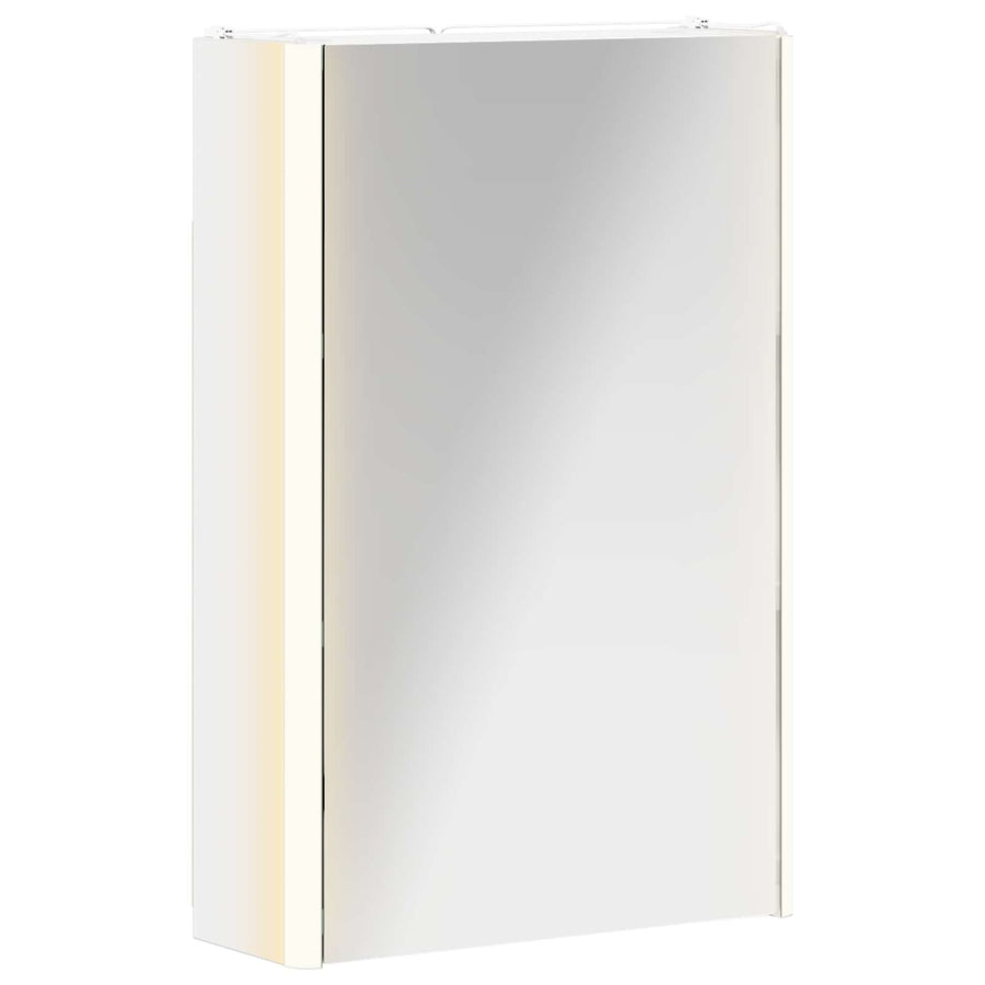 Badkamer spiegelkast voor Wit 33 x 11,5 x 50 cm Bewerkt hout