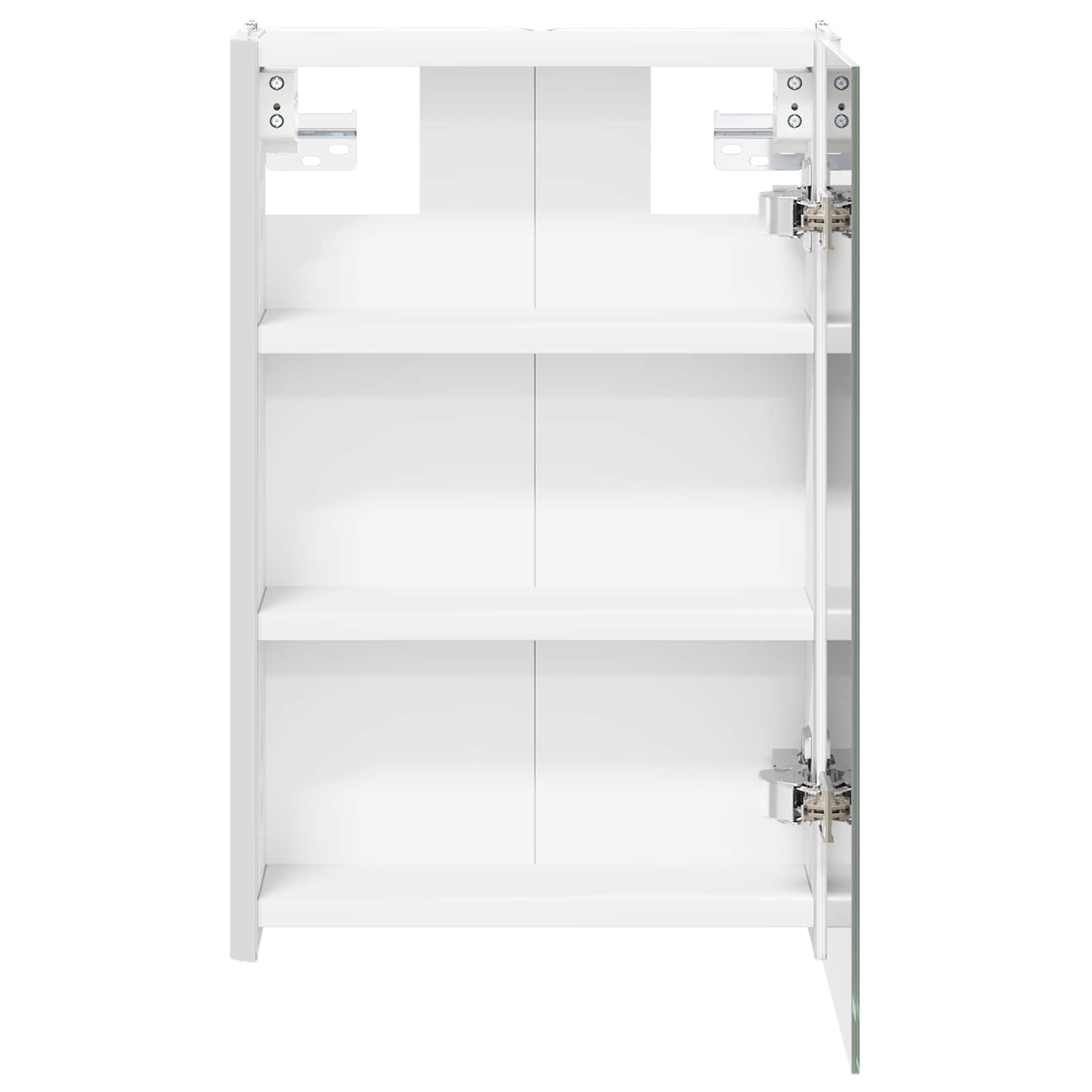 Badkamer spiegelkast voor Wit 33 x 11,5 x 50 cm Bewerkt hout