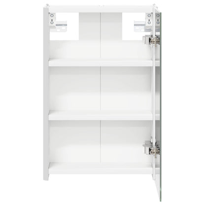 Badkamer spiegelkast voor Wit 33 x 11,5 x 50 cm Bewerkt hout