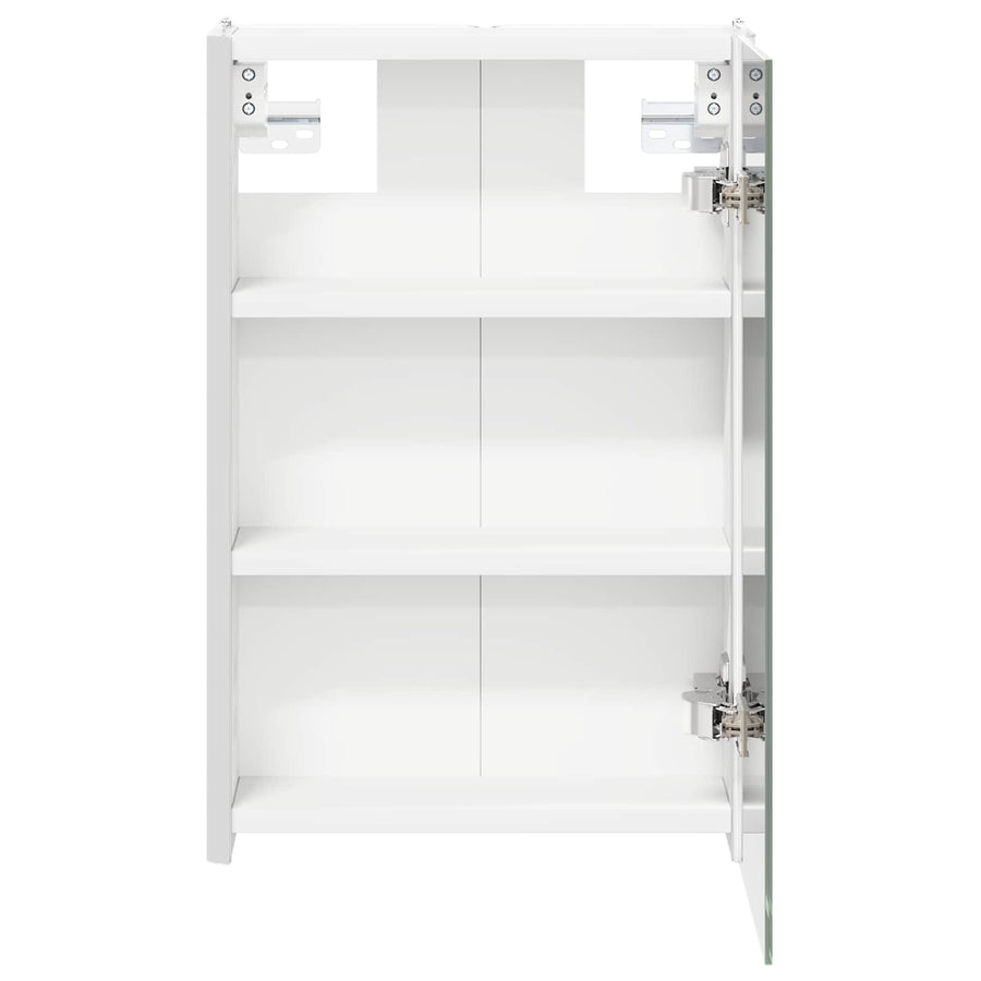 Badkamer spiegelkast voor Wit 33 x 11,5 x 50 cm Bewerkt hout