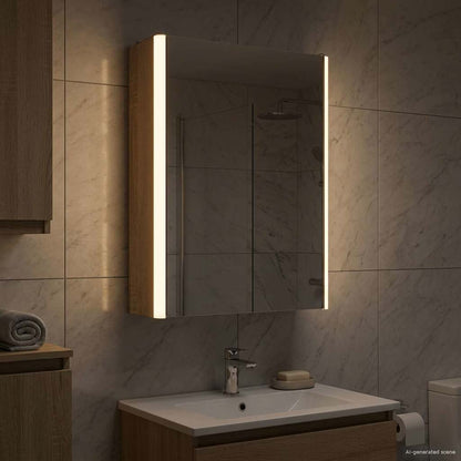 Badkamer spiegelkast Sonoma Eiken 33 x 11,5 x 50 cm