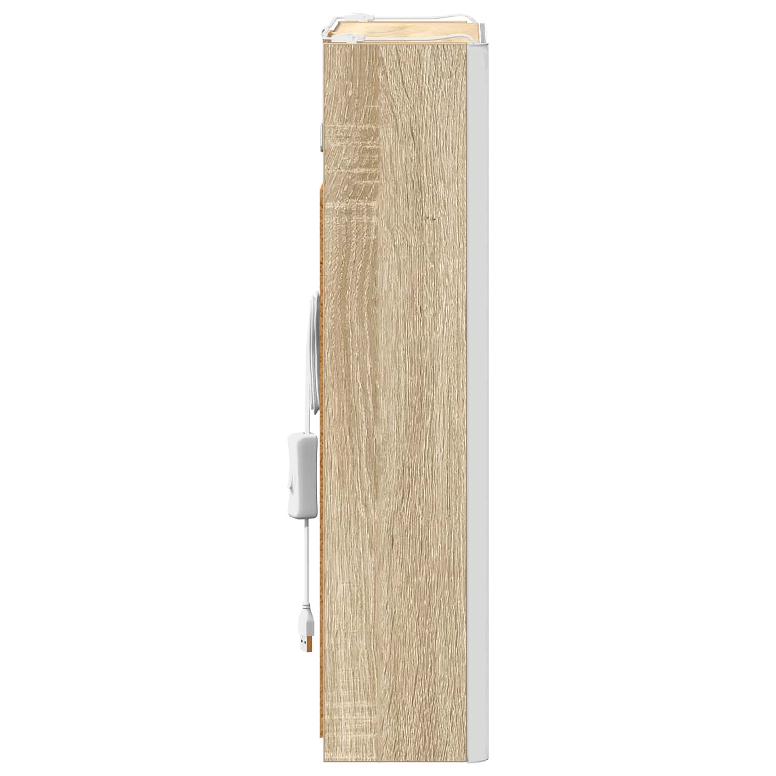 Badkamer spiegelkast Sonoma Eiken 33 x 11,5 x 50 cm