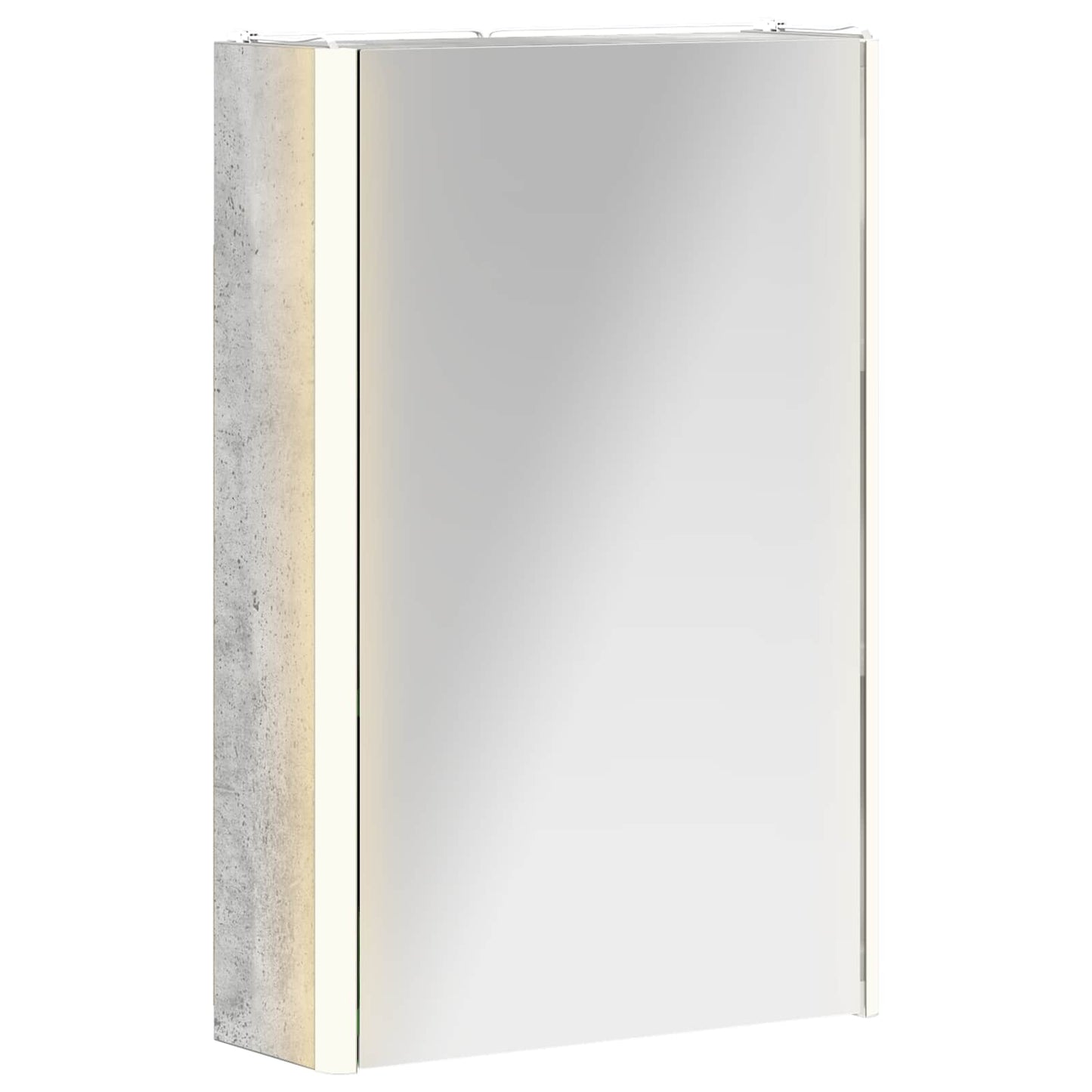 Badkamer spiegelkast Beton Grijs 33 x 11,5 x 50 cm Bewerkt hout